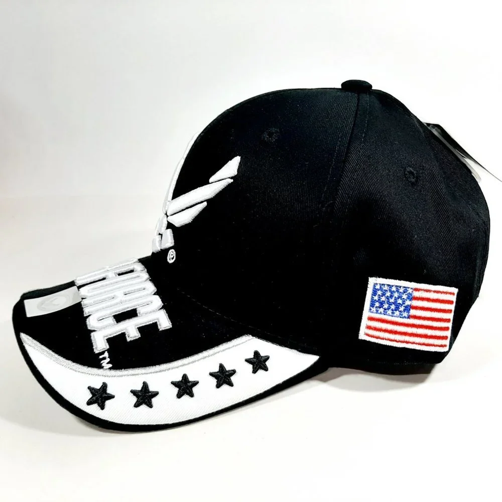 U.S. Air Force Baseball Cap Hat 3-D Puff Embroider